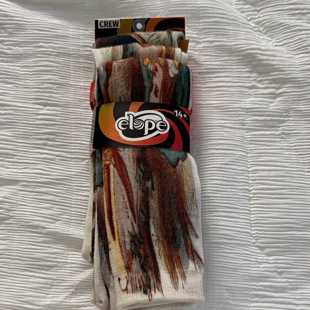 elipse Crew Socks - Multi-Color Casual Men’s Socks